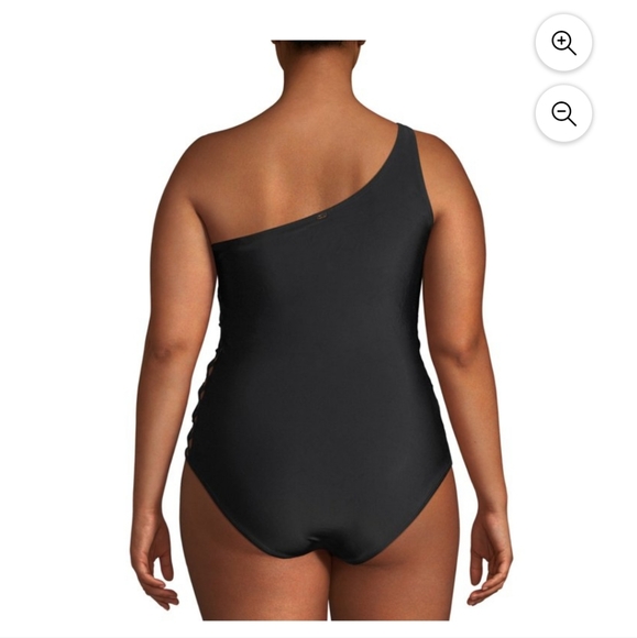 NWOT. XOXO single shoulder swimsuit - Picture 2 of 3